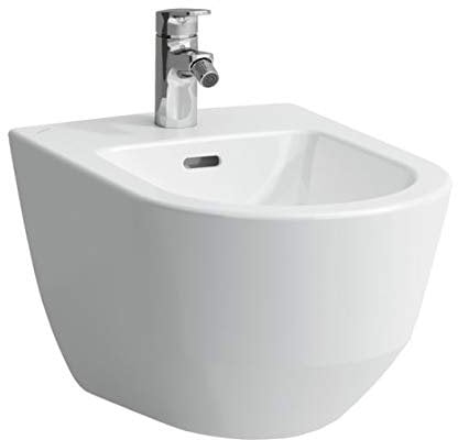 Laufen PRO Wand-Bidet, 1 Hahnloch, Eckventile innen, 360x530, ohne seitliches Loch für Wasseranschluss, Farbe: Bahamabeige - H8309520183021