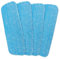4 Pack Spray Mop Heads Replacement Mop Pads Reveal Mop Cleaning Pad ,Fit for All Spray Mops & Reveal Mops Washable 16.5*5.11 Inches. (Blue)