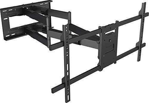 my wall H27-2XL Die Heimkino-Revolution, Schwere und große LCD Bildschirme von 42 Zoll – 80 Zoll (107 – 203 cm) um 60 ° drehen, Extralange Tragarme