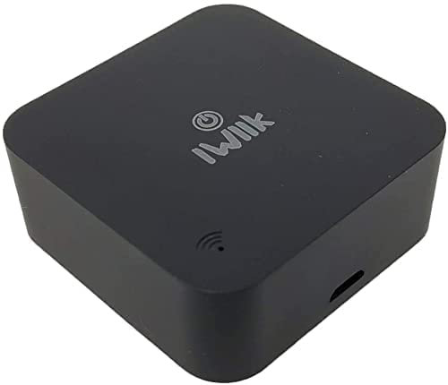 IWIIK Smart IR-Fernbedienung, Hausautomation, Wireless Controller WiFi Universal IR-Fernbedienung Hub kompatibel mit Alexa und Google Home für Apple Android Mobile Phones