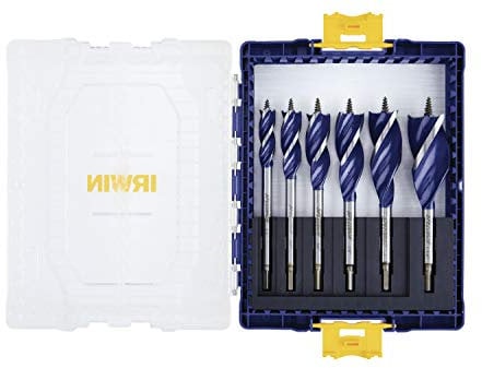 Irwin Tools IRWIN Speedbor - Juego de brocas para madera, 6 piezas (IWAX236PC)
