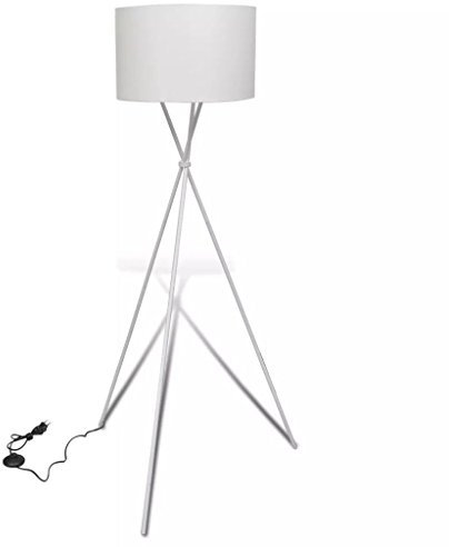 Tidyard Stehlampe Standleuchte Leseleuchte Bodenlampe Lampe Stehleuchte mit Lampeschirm hohes Ständer für das Wohnzimmer, Schlafzimmer und andere Zimmer Weiß