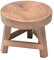 Mokyler Holz-Blumenhocker, Blumentopf-Erhöhung, Mini-Topfregal, Pflanzenregal, Topfregal, Pflanzgefäßständer für Garten, Balkon, Dekoration (17 x 15 cm)