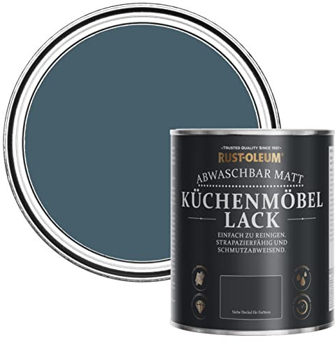 Rust-Oleum Blue Kitchen Cupboard Paint in Matt Finish - Blueprint 750ml