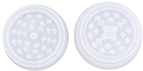 2 Stück Aschenbecher Grinder Crusher EpoxidharzformenTransparente Silikonformen Epoxidharz für Heimwerker Kräuterbrecher Schmuckbehälter Aufbewahrung Kräutermühle Gewürzbrecher Harzform für Harzguss