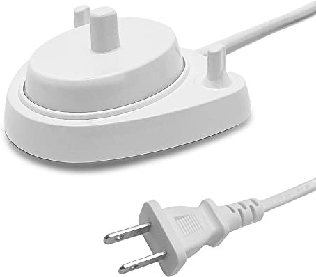 CMWWYFC Replacement Charger Base for Oral-B 3757, Inductive Charging, White Charger 3757 with Holder
