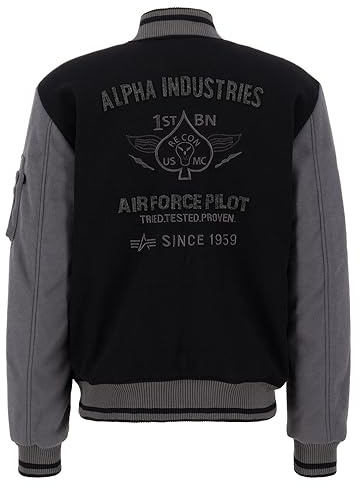 Alpha Industries Herren Varsity Air Force Jacket Collegejacke für Herren Collegejacke (1er Pack)