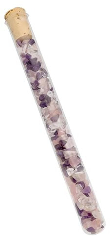 Amethyst + Bergkristall + Rosenquarz Wasserstab | Harmonische Grundmischung | Edelsteinwasser Stab | Lebensquelle Plus