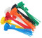 OSALADI 250stücke Nylon Kabelbinder Mit Etikett Selbstsichernde Kabelmarkierer Verschiedenen Farben Für Kabelorganisation Und Identifikation Von Kabelbündeln