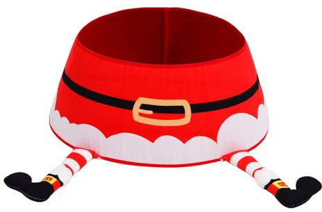 Aizuoni Weihnachtsbaum-Basiskragen - Weihnachtsbaum-Rock-Kragen-Ring-Ständer | Weihnachtsbaum Rock Mit Fußdekor | Weihnachtsbaum Ständerabdeckung Für Neujahrsfeiertage