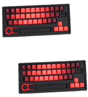 Gatuida 2sets Mechanical Keyboard Keycaps Diy Keycap Kit Material Gaming Keyboard Decor Supply