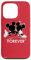 iPhone 13 Pro Disney Mickey and Minnie Mouse Silhouettes Forever Red Case
