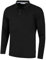 Calvin Klein Mens Long Sleeve Campus Polo Shirt - Black - L