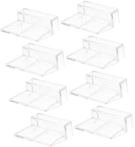 FRCOLOR 8stücke Teiliges Fischbecken Abdeckungsstützen Acryl Aquarium Deckel Halterungen Sicher Und Wiederverwendbar Für Glasabdeckungen Für Aquarien Und Fischbehälter
