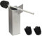 BGL Acero Inoxidable Material Stand Escobillero para baño y Hotel Cepillo níquel