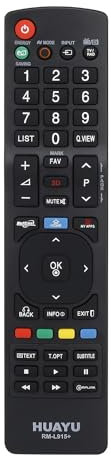 1 pc Télécommande Adapté for LG TV AKB72915244 32LV2530 22LK330 26LK330 32LK330 42LK450 42LV355 LCD TV (Color : Only Remote)
