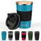 Tlater Kaffeebecher to Go, 13oz/380ml Thermobecher Kaffee to Go mit Deckel - Coffee to Go Becher - Doppelwandiger Vakuum-Edelstahl Kaffeebecher Thermo für Heiß- und Kaltgetränke, Kaffeewasser und Tee