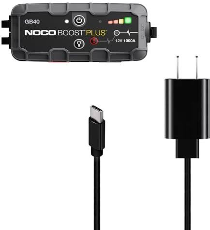 Emirrehgo for NOCO Genius Boost Sport GB20 GB30 GB40 GB70 AC Power Starter Battery DC Adapter Compatible with NEXPOW ET03 GOOLOO Car Jump Starter Charger