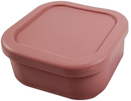 Morandi Shades - Contenitore per il pranzo in silicone, sigillato, adatto al microonde, per fast food, contenitori per la preparazione dei pasti con coperchi personalizzati, contenitore per alimenti a