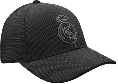 Real Madrid Kappe Nr. 47, Erwachsenengröße, Schwarz, Schwarz , 58