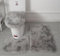 Juego de alfombras de baño de microfibra suave, 3 piezas, tapete de baño antideslizante, funda de asiento de inodoro de felpa esponjosa para baño, tapete de baño absorbente de agua, lavable a máquina