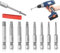 8 Pcs Embouts de Tournevis Torx Magnétiques, 1/4 Embouts de Vissage Magnétiques, Embouts Tournevis Torx Professionnels, Embouts Visseuse à Choc en étoile, T8 T10 T15 T20 T25 T27 T30 T40