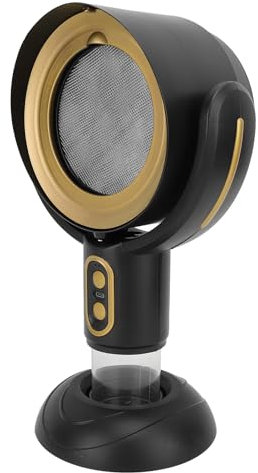 Tragbare Dunstabzugshaube, Negativ-Ionen-Desktop-Dunstabzugshaube mit 2 Geschwindigkeiten, Abnehmbarem Filter, Ölauffangbecher, Geräuscharmer Tragbarer Küchenabluftventilator für