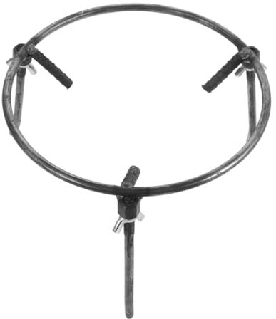 Yardwe Kochstativ Grillpfannenständer Wiederverwendbarer Wokhalter Camping Kochdreibein Für Feuerstelle Grill Haushalt Topfhalter Outdoor Kochgerät