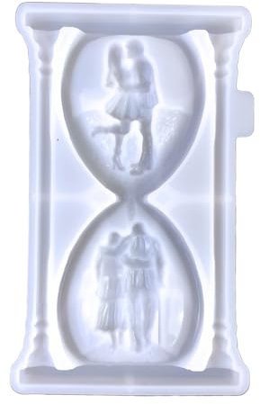 Sanduhr-Form für Paare, Sanduhr-Form, Silikon, exquisite Kristall-Tropfen, Gießformen für Liebhaber