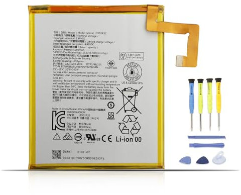 K KYUER L19D1P32 Tablet Batteria per Le-novo Smart Tab M10 FHD Plus 2020,M10 Plus,M10 HD G2 (Gen 2/2nd Gen) TB-X606 TB-X606X TB-X606F TB-X606V TB-X606FA TB-X606XA TB-X306 TB-X306X TB-X306F TB-X306V