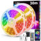LED Strip 30m, LED Streifen Bluetooth RGB Led Band Selbstklebend mit Fernbedienung und APP. Musik Sync, Timer-Einstellung Dimmbar Led Stripes Lichterkette für Zimmer Partei deko (2x15m)