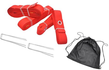 Trufolxiaz Beach Volleyball Linie Grenze Tragbare Linienmarkierungsplätze Marker Mit Bodennägeln Outdoor Volleyball Grenzen Strandvolleyballlinie Mit Bodennägeln