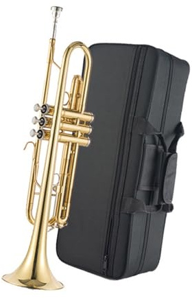 Professionelles Instrument Trompete Trompete Instrument B Dur Gold Und Silber Anfänger Üben Spielen(3/4)