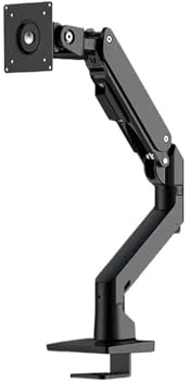 Generisch Monitor Accessories, Aluminium-Gasfederarm, 34–49 Zoll gebogener Bogen-Bildschirm-Monitorhalter, kompatibel for Samsung Odyssey Neo G9/G7, Belastung 20 kg ,for home(Black)