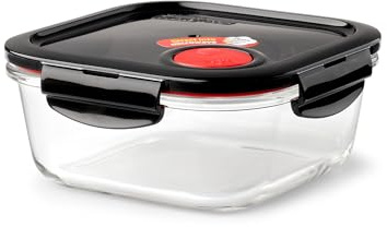 LocknLock Frischhaltedose aus Glas mikrowellengeeignet - Oven Glass - Auflaufform mit Deckel für Backofen, Mikrowelle & zum Einfrieren, versch. Größen (500 ml)
