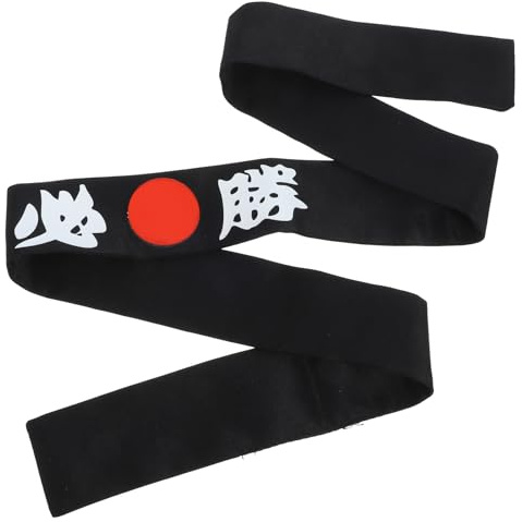 GRIRIW Karate Stirnband japanischer Traditioneller Stil Breites Kopfband aus Baumwolle Atmungsaktives, formstabiles Zubehör für bei anderen Anlässen