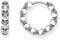Thomas Sabo Damen Ohrringe Creolen Totenköpfe 925 Sterling Silber CR619-637-21