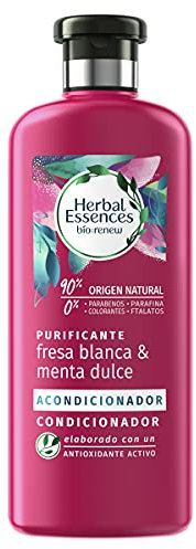 HERBAL ESSENCES Reinigender Conditioner Erdbeere Weiß und Minze Bio Dose 400 ml