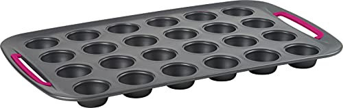 Trudeau Maison Non Stick Metal Mini Muffin Pan-24 Cavity