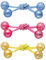 BESPORTBLE 3 paar haarringe schmetterling ball haarkreise elastische haarbänder handgemachte frauen haarspange mädchen haarschmuck (mischfarbe)