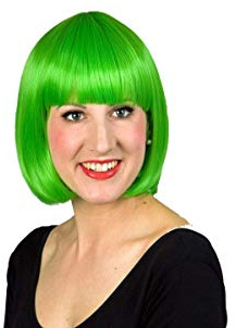 Festartikel Müller - Perücke im Foxy-Stil, Grün