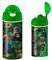 3D LiveLife Gourde - Amis de la jungle de Deluxebase. Gourde plastique Faune Lenticulaire 3D avec Paille. Gourde pour enfants 600 ml avec illustrations originales de l'artiste renommé Tami Alba