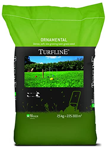 TURF | RASENMISCHUNG ZIERGRÄSER | Rasensamen schnellkeimend | Rasengräsermischung | Wächst sowohl an einem sonnigen Platz als auch im Schatten perfekt | Paket 7.5 KG