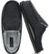 ONCAI Chaussons Homme Confort Peluche Mousse Mémoire Intérieur Extérieur Pantoufles da Maison en Caoutchouc Antidérapantes Noir Taille 44