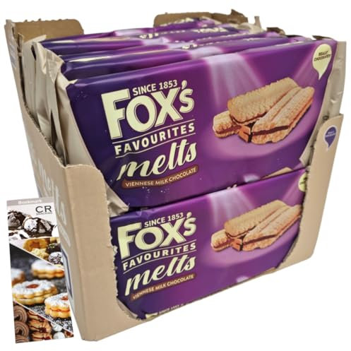 Foxs Milk Chocolate Viennese Biscuits 12 x 120g - Milk chocolate biscuits sandwich to have with your tea or coffee. Delicate biscuits make the perfect afternoon snack.