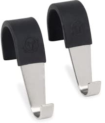MOESTA-BBQ 19638 – Haken für Sheriff und Bandit – The Hook 2er Set – 2X Zusatz-Halterung für einhängbares Grillequipment