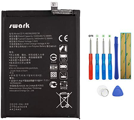Swark HB396285ECW Akku Kompatibel mit Honor 10 & Huawei P20 EML-L09C, EML-L29C with Tools