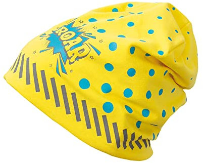 ROTH ReflActions - Mütze reflektierend - 360 Grad umlaufender Reflektor bietet Schutz für Kinder - Motiv: Roar