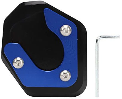 Motorrad Kickstand Extender Fuß Seitenständer Extension Pad Stützplatte Ersatz für 800MT 2020-2023 CNC Aluminium Heavy Duty (Blau)