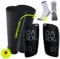 DARX® - Innovatives Schienbeinschoner Set - Schienbeinschoner I Schonerhalter + Gripsocken - Perfekter Halt am Bein - für Kinder - Jugendliche - Erwachsene - M/Grau